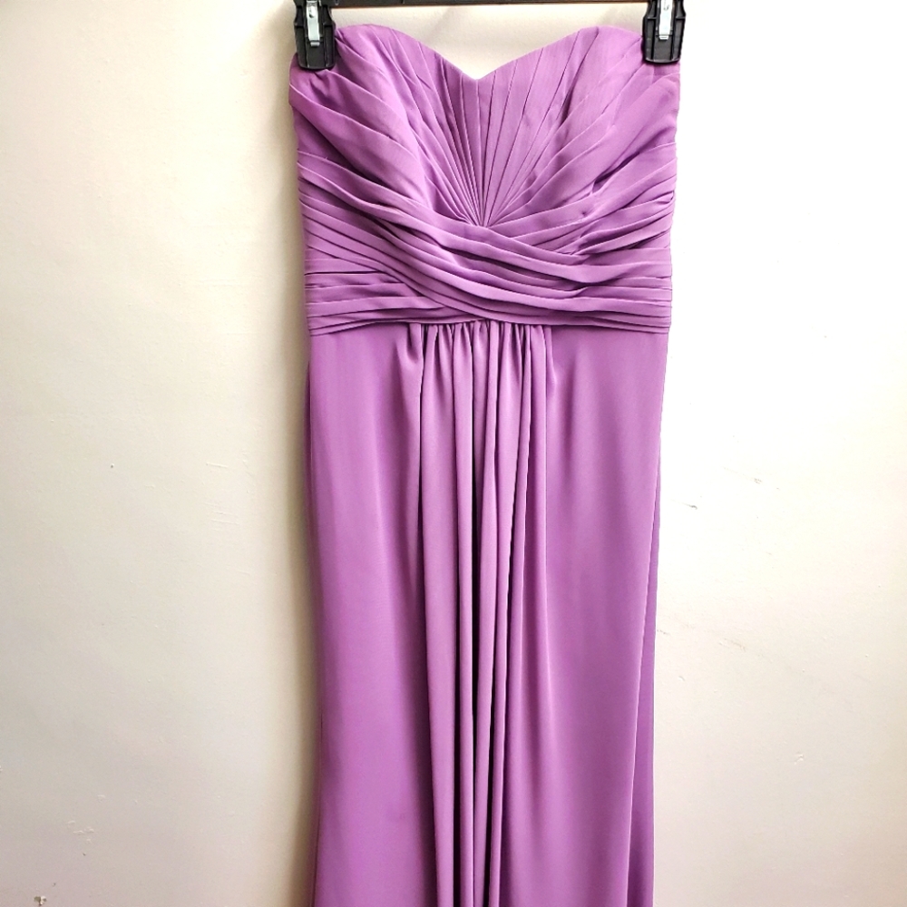 Lilac bridesmaid dress